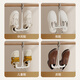 Youqin household multifunctional windproof double hook balcony shoe drying rack to hang shoes, the shoe drying rack can rotate and store creative artifacts