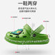 Luo Fu (Luo Fu) Luofu Luo Fu Neue Lochschuhe Kinderschuhe atmungsaktive süße Cartoon Dinosaurier Anti-Slip-Kinder-Stil grün 22 160mm