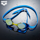 Arena (arena) imported swimming goggles professional coating competition Xu Jiayu swimming goggles waterproof high-definition anti-fog pioneer men's and women's FINA 400MSW coating competition (BLK)
