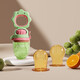 Hug Bear Bite Baby Silicone Fruit Bite Bag Baby Fruit and Vegetable Food Complementary Food Automatic Propeller Rice Green