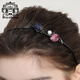 Royal sasa royal sasa headband hair accessories pressed hair hoop hairpin imitation crystal fabric rose flower headband