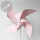 qeedns windmill DIY handmade material bag kindergarten creative production drawing small windmill children assembly origami toy pink (20 packs one pattern