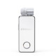 DUOSSEAR Jialan F2Pro Name Call Bluetooth Headset Lavalier Business Simple Fashion High-End One-Button Telescopic Pull Wire Vibration Aluminum Metal Style White