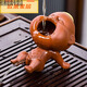Hua Anjia Purple Clay Peeing Baby Tea Pet Can Raise Tea Table Ornaments Fun Peeing Doll Tea Toy Tea Set Accessories Peeing Doll Zhuni Purple Sand