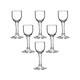 Katav white wine glass dispenser set lead-free crystal glass with graduated wine glass bullet cup Maotai cup spirit cup handmade Maotai cup 6 cups 15ml