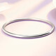 Xiyue platinum bracelet for women pt950 smooth plain circle round bracelet versatile bracelet for wife and girlfriend, customized 80g, shipped in 1-10 working days