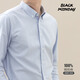 BLACKMONDAY combed cotton pure cotton Oxford long-sleeved shirt men's cotton vertical stripe men's anti-wrinkle business casual shirt