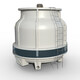 ODU fiberglass cooling tower small 10-ton industrial cooling tower round (40T medium temperature cooling tower) below 60 degrees