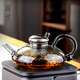 Gaoming rat tail glass teapot 2025 new electric ceramic stove tea maker Cai Shu high-end thickened tea water separation teapot Cai Shu pot single pot 550ml