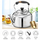 ASD ASD kettle thickened 304 stainless steel household 4L buzzing kettle gas induction cooker universal HS04T2WG