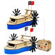 Elementary school students' science and technology small production remote control paddle steamer model handmade diy assembly material package scientific experiment