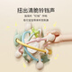 Ying's Ying's Manhattan hand ball teether baby teething stick chewing gum toy baby food grade silicone anti-eating hand Silicone Manhattan - color recognition dustproof and non-stick