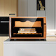 FUKE FK-25C intelligent constant temperature moisturizing cedar wood naked home living room household small cigar cabinet red wine cabinet golden cigar style