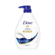 Dove Deep Shower Gel Long-lasting Fragrance Set Deep 1kg+Sakura 1kg free 300g+190g