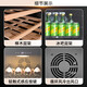 Bacchus double-door wine cabinet 150 bottles 1.76 meters constant temperature wine cabinet ice bar home refrigerated tea champagne wine built-in wine storage cabinet living room refrigerator villa left ice bar + right ice bar (dual temperature frost-free air cooling) 418 liters
