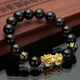 Wenying 999 Pixiu Bracelet Men's Bracelet Women's Piqiu Pure Gold Pixiu Transfer Beads 3D Hard Gold Bracelet Vietnamese Pure Sand Gold Good Fortune and Good Fortune
