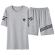 PALANDO PAJAMAS MEN'S MEN'S SUMME CORD COTON PUR PURT SUMBRE 2024 NOUVEAUX garçons de grande taille