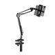 Budi Mobile Phone Lazy Tablet Stand Bedside Bed iPad Support Stand Desktop Cantilever Mobile Phone Holder Computer Lying Special Live Broadcast Artifact Multifunctional Switch Universal Clip Free With Bluetooth Remote Control Mobile Phone Special Bold Alloy Universal Adjustment