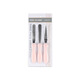 French Baker French Baker cake spatula three-piece set decorating spatula butter scraper scraper demoulding knife baking tool set pink spatula three-piece set FB51212
