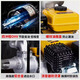 Deli four-stroke gasoline engine water pump hand-started pump for agricultural field irrigation self-priming pump for firefighting fishery copper 5100W60 cubic h4 inch 30 meter pipe