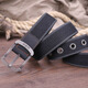 Half cigarette canvas belt men's belt youth Korean style trouser belt pin buckle casual outdoor student military training durable gift giving