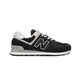NEW BALANCE NB574 official casual shoes for men and women in autumn and winter breathable retro stitching classic versatile and comfortable sports shoes black ML574EVB 42 (foot length 26.5cm, please contact customer service for details)