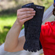 Injinji wool toe socks double layer socks inner layer socks for men and women long thin merino wool warm sports socks dark gray S(37-40)