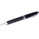 Montblanc (MONTBLANC) Meisterstück P164 dark black resin platinum decorated with hexagonal white star logo classic ballpoint pen 2866