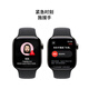 Apple/苹果 Watch Series 10 智能手表GPS+蜂窝款42毫米石板色钛金属表壳黑色运动型表带M/L MWXY3CH/B