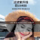 LESCA LUNETIERGM trendy internet celebrity sunglasses high-end fashion driving protection against ultraviolet FRID same milk white frame