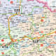 
Chongqing map 2025 administrative transportation tourist attractions 1068*749 mm