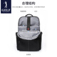 
Golf (GOLF) backpack for men multifunctional water-resistant contrasting color splicing backpack for men can be worn 14/15.6-inch pen black 3884