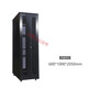 Rekasen server cabinet K1-6042 thickened standard 19 inches 600*1000*2000 national multi-warehouse direct factory supply standard 2 meters 4 K1-6042S black front and rear double mesh doors 60x120x205cm