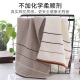 Jiuzhoulu Xinjiang long-staple cotton towel 2 pack pure cotton thickened water absorption increased adult face washcloth hand towel rice + brown