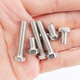
Hethdigg JG-683 304 stainless steel cross groove pocket hexagonal machine screws External hexagonal bolt screws GB29.2 M4*20 (200 pieces)