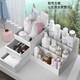 Visitor Cosmetic Box Drawer Desktop Cosmetic Storage Box Skin Care Desktop Dressing Table Mask Lipstick Storage Rack White Upgraded Cosmetic Box
