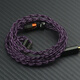 
Yangshijiang purple single crystal copper silver plated earphone upgrade cable is suitable for Shure 846 Senhai ie300/900 ie100pro trn Xingge 0.78 Hifi headphone replacement cable 3.5 stereo (common for mobile phones) mmcx series-default with ear hook