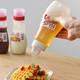 Japan imported nakaya squeeze bottle salad dressing ketchup oyster sauce honey soy sauce bottle squeeze bottle seasoning bottle food grade 5-hole squeeze bottle 260ml white