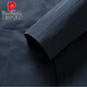 Pierre Cardin 2026, новая осенняя ветровка, мужская деловая повседневная ветровка средней длины с лацканами среднего возраста, простое и универсальное весенне-осеннее пальто синего цвета 190/XXXL