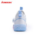 kawasaki川崎儿童羽毛球鞋穿越2.0耐磨男女童同款运动鞋B4412 白蓝 36 