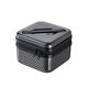 Zailu Fishing Rod Storage Box Aluminum Alloy Multifunctional Hard Shell Fishing Storage Bag Fish Float Portable Large Capacity Hard Shell Bag for Fishing Hard Shell 20*20*16 Carbon Fiber Pattern