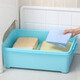 Yushe bed storage box large plastic storage box wheeled storage box clothes storage box height 20cm orange extra large storage box 100*50*23.5cm