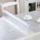 Feather Pocket Transparent PVC Tablecloth Soft Glass Waterproof, Oilproof and Anti-scalding Table Mat Rectangular Coffee Table Dining Table Mat Crystal Plate Tablecloth Upgraded Environmentally Friendly Pure Ultra-High Transparent 1.0 Width 70cm*130cm