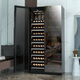 BAIKAILUN double-door double-temperature red wine cabinet mirror glass double-door constant temperature wine cabinet embedded home living room refrigerator moisturizing large-capacity office tea liquor beverage display cabinet 1.78 meters high丨Dual-temperature mirror丨Double ice bar model 320L thin model