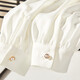 Shandu Bila Commuting Float Collar White Shirt Women's Autumn Top Pearl Button Design Temperament Casual Fashionable Western Shirt