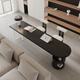 Oscarden solid wood desk for living room, home Italian-style horizontal living room sofa, large long table, light luxury double study table, customized size/color/plus socket-contact customer service