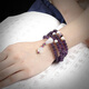 Baoxinfanrui BOSFRU natural amethyst Brazilian 108 beads rosary bracelet for women, ethnic style bracelet with multiple circles, gift for mother, Zixuan 6mm