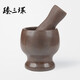 Zhensanhuan garlic mortar household garlic masher marble garlic pounder stone mortar garlic press manual grinder Muyu stone upgraded model