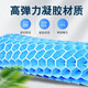 CTRLEND Honeycomb Gel Cushion Summer Breathable Ice Cushion Butt Cushion Cooling Cushion Office Sedentary Gel Car Seat Cushion Artifact Square Gel Cushion with Cloth Cover 33*38*3CM