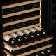 BAIKAILUN Embedded Red Wine Cabinet Frequency Constant Temperature Wine Cabinet Seamless External Plug-in Kitchen Cabinet Door Living Room Home Wine Cabinet Glass Door Grape White Wine Preservation Refrigerated Beverage Tea Display Cabinet Dual Temperature - Red Wine Ice Bar Model 350L Fixed Frequency